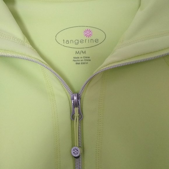 TANGERINE WOMEN ACTIVE MESH LIGHTWEIGHT BREATHABLE FULL ZIP STRETCH JACKET - Picture 3 of 7